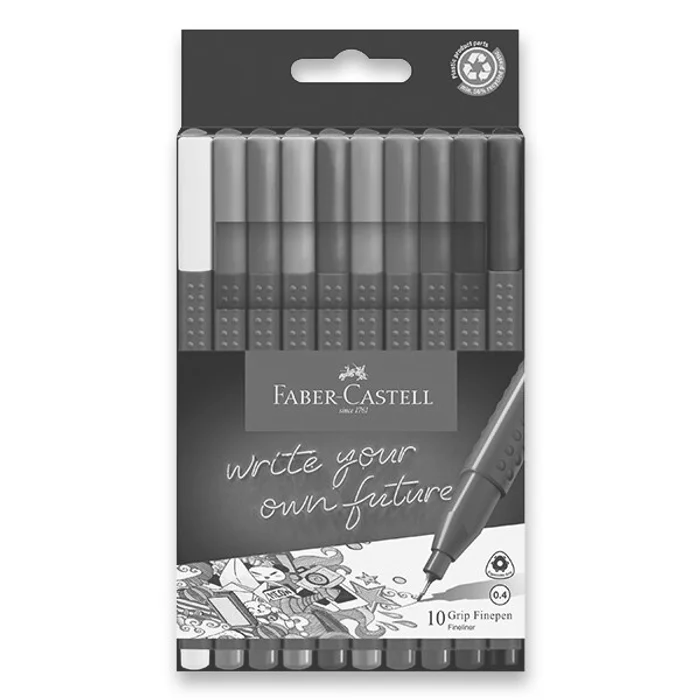 Termék főképe Popisovač Faber-Castell Grip 10 barev