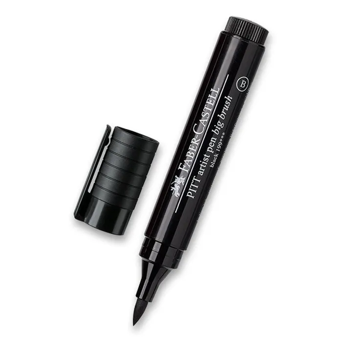 Termék főképe Popisovač Faber-Castell Pitt Artist Pen Big Brush - černý