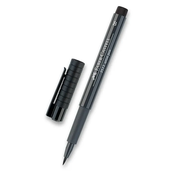 Termék főképe Popisovač Faber-Castell Pitt Artist Pen Brush - černé a šedé odstíny 235