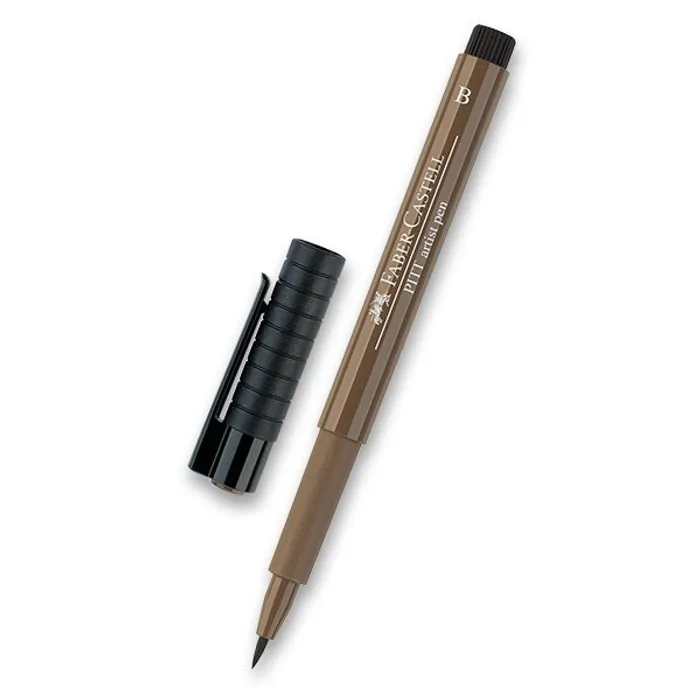 Termék főképe Popisovač Faber-Castell Pitt Artist Pen Brush - hnědé a metalické 178
