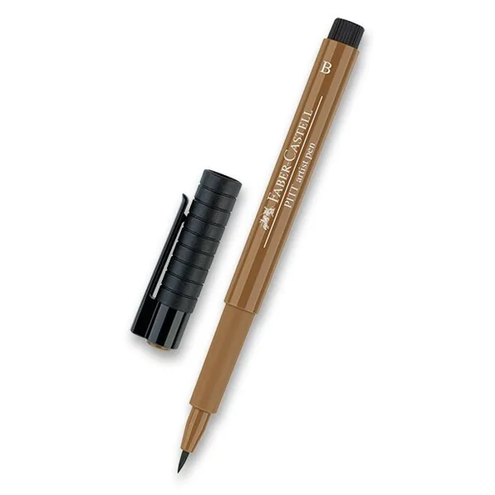 Termék főképe Popisovač Faber-Castell Pitt Artist Pen Brush - hnědé a metalické 180