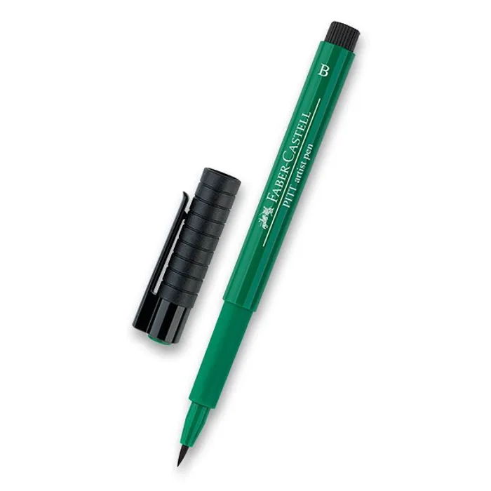 Termék főképe Popisovač Faber-Castell Pitt Artist Pen Brush - zelené odstíny 264