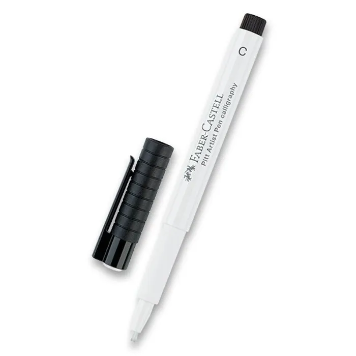 Termék főképe Popisovač Faber-Castell Pitt Artist Pen Calligraphy-bílý