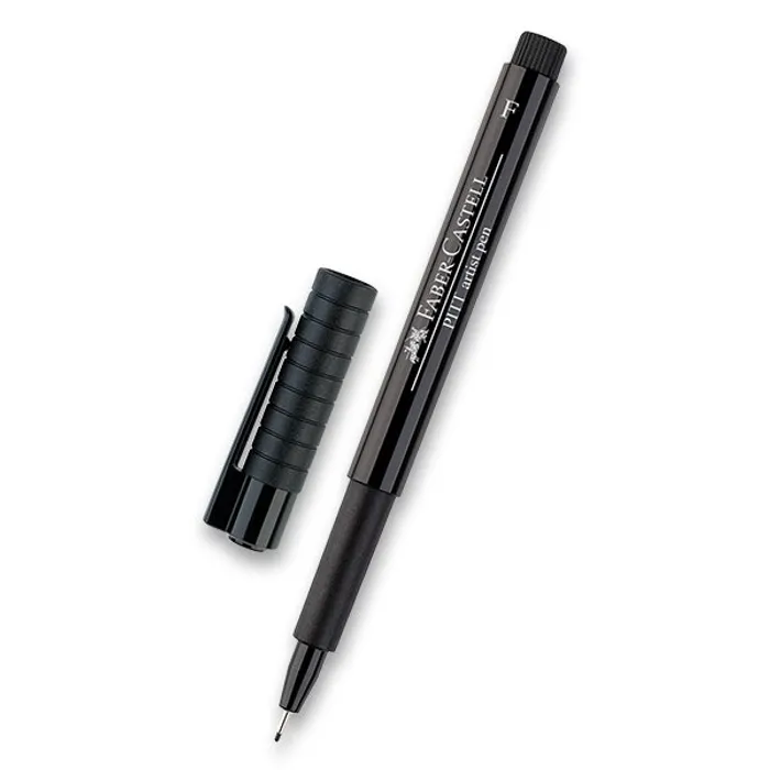Termék főképe Popisovač Faber-Castell Pitt Artist Pen F, černý
