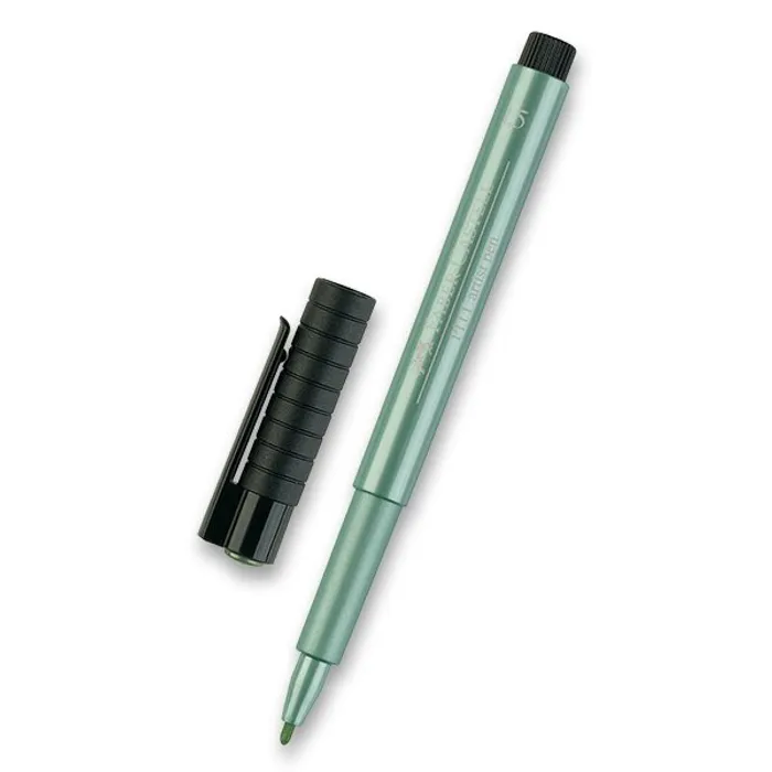 Termék főképe Popisovač Faber-Castell Pitt Artist Pen Metallic zelený