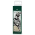 Faber-Castell Pitt Artist 4db-os tollkészlet, különböző hegyes, szürke