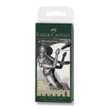 Faber-Castell Pitt Artist 6db-os tollkészlet, különböző hegyes, fekete