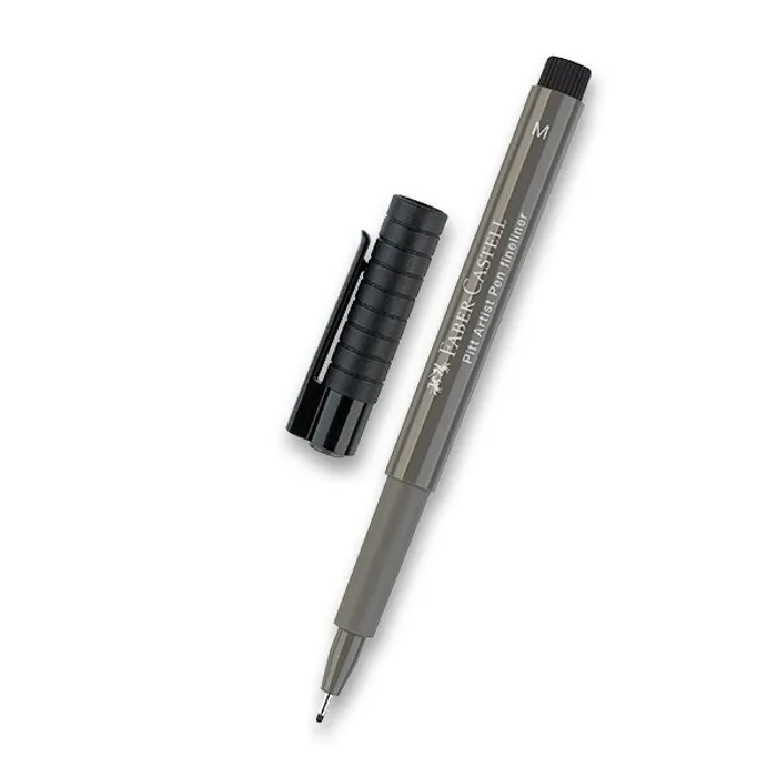 Termék főképe Popisovač Faber-Castell Pitt Artist Pen šedý hrot M