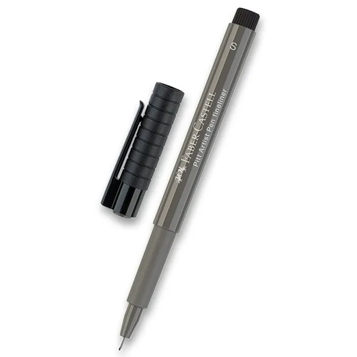 Termék főképe Popisovač Faber-Castell Pitt Artist Pen šedý hrot S