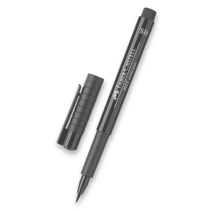Termék főképe Popisovač Faber-Castell Pitt Artist Pen Soft Brush černý