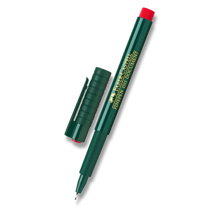 Termék főképe Popisovač Finepen 1511, červená Faber Castell 151121