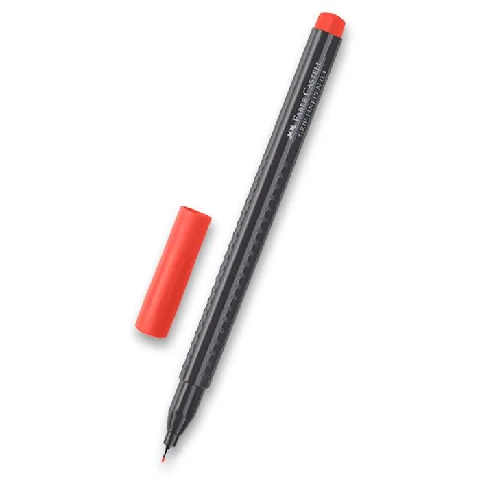 Termék főképe Popisovač Grip 0.4mm, červená Faber-Castell 151621