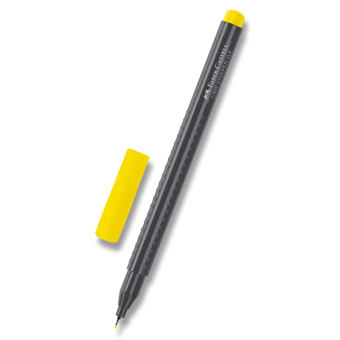 Termék főképe Popisovač Grip 0.4mm, chromová žluť Faber Castell (151606)