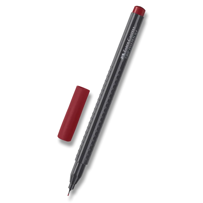 Termék főképe Popisovač Grip 0.4mm, hnědá Faber Castell (151687)
