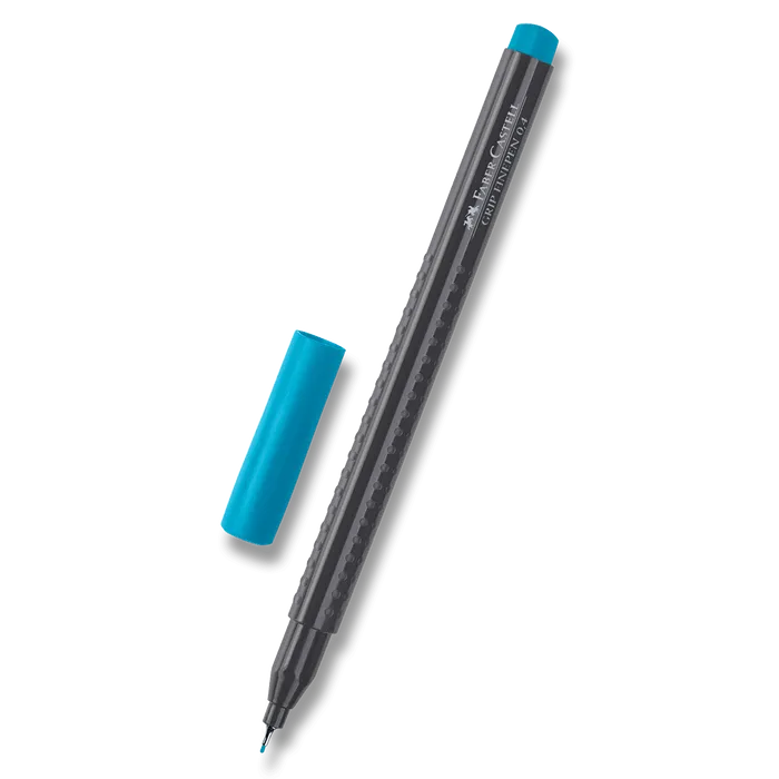 Termék főképe Popisovač Grip 0.4mm, kobaltová tyrkys Faber Castell (151653)