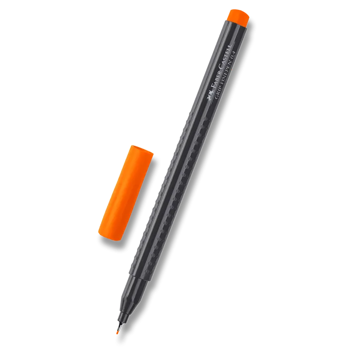 Termék főképe Popisovač Grip 0.4mm, oranžová Faber Castell (151615)