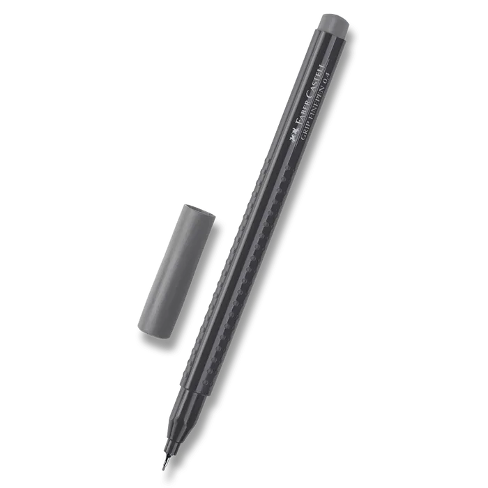 Termék főképe Popisovač Grip 0.4mm, teplá šedivá IV Faber Castell (151672)
