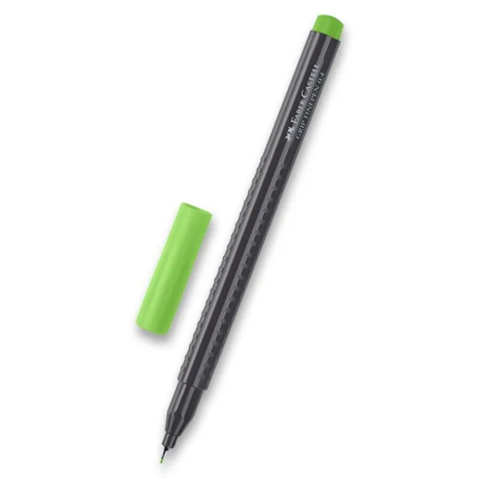 Termék főképe Popisovač Grip 0.4mm, travníková zelen Faber-Castell 151666