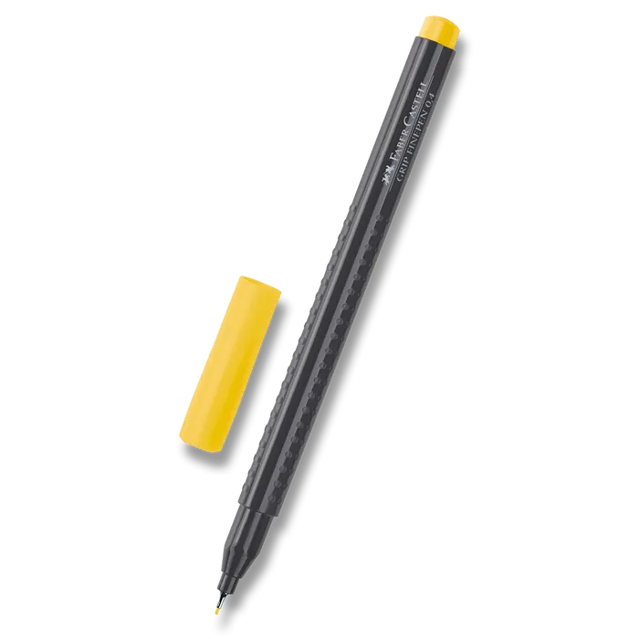 Termék főképe Popisovač Grip 0.4mm, žlutá Faber Castell (151607)
