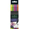 Marker Grip Finepen Neon, 0,4 mm, műanyag tok 5 k Faber-Castell 151603