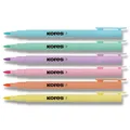 Kores Style Brush Marker Pasztell, 6 színben