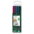 Marker Multimark állandó F 4 db Faber Castell 151304