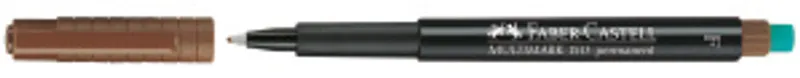 Termék főképe Popisovač Multimark permanent F, hnědá Faber Castell 151378