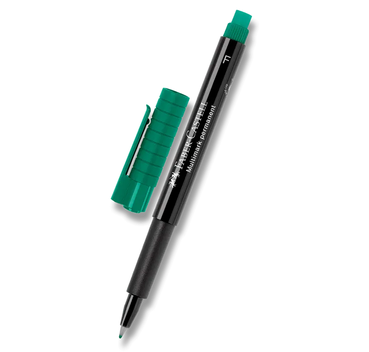 Termék főképe Popisovač Multimark permanent F, zelená Faber Castell (151363)