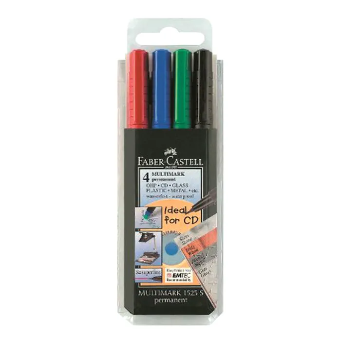 Termék főképe Popisovač Multimark permanent S 4ks Faber Castell (152304)