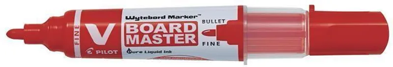 Termék főképe Popisovač na bílou tabuli "V-Board Master", červená, 2,2 mm, klínový hrot, PILOT