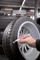 Gumiabroncs jelölő 8050, fehér, 2-4 mm, kúpos hegy, SZÉRLÉS
