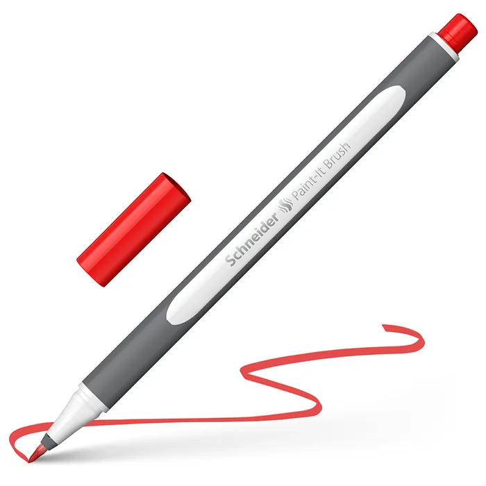 Termék főképe Popisovač Schneider Paint-it 070 Brush červená