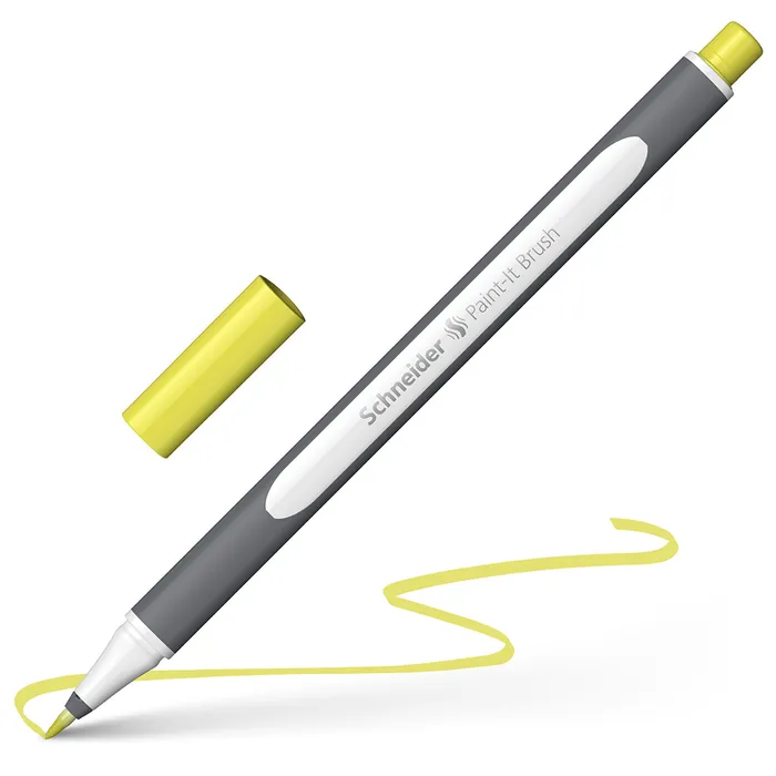 Termék főképe Popisovač Schneider Paint-it 070 Brush pastel. žlutá