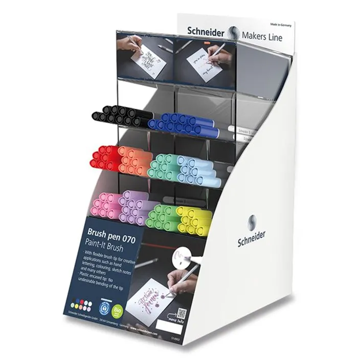 Termék főképe Popisovač Schneider Paint-it 070 Brush stojánek, 80 ks