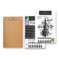 Következő termékkép Faber-Castell Pitt művésztoll készlet, 8+1 darabos, vegyes hegyű, fekete