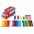 Gyermek markerek Faber-Castell 155533 Csatlakozó bádog autó, 33 szín