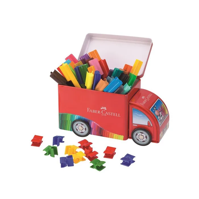 Termék főképe Popisovače Connector plechové autíčko 33ks Faber Castell 155533