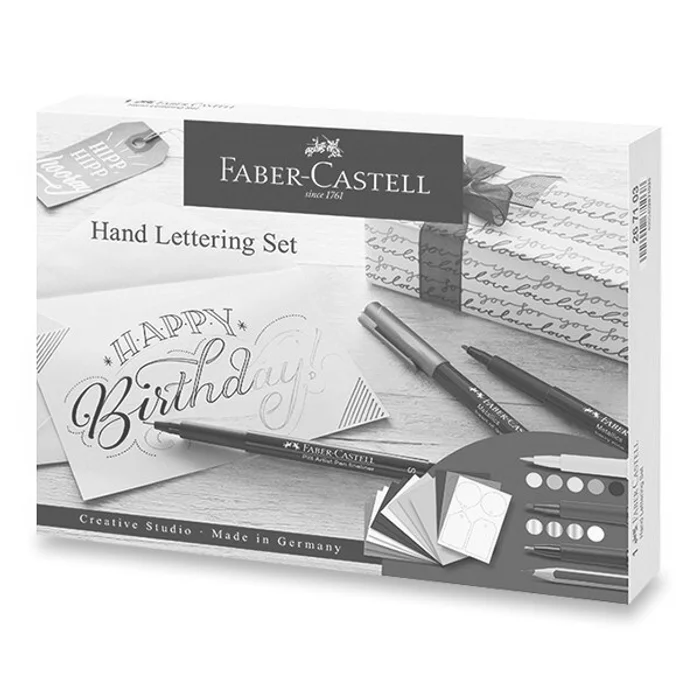 Termék főképe Popisovače Faber-Castell 267103 Pitt Artist Pen Hand Lettering 12 ks