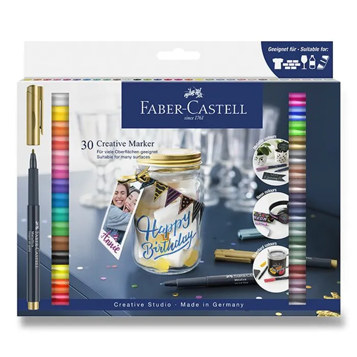 Termék főképe Popisovače Faber-Castell 30 ks