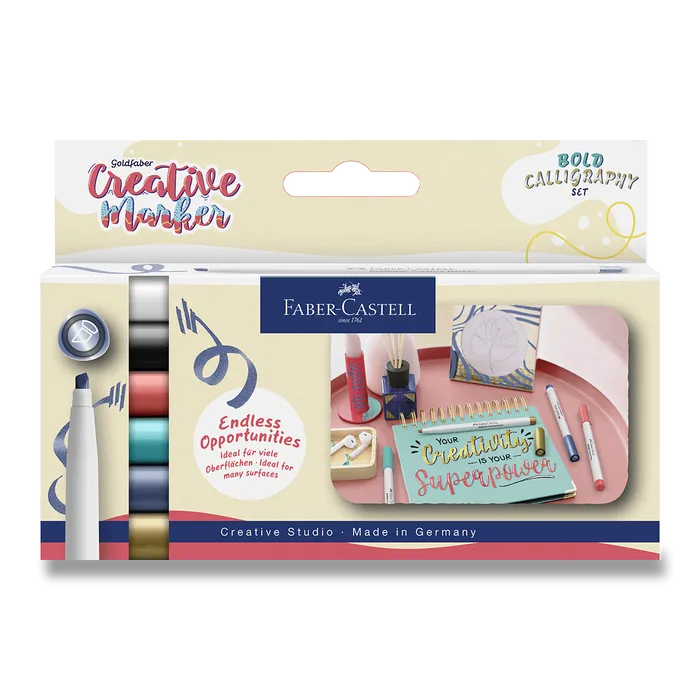 Termék főképe Popisovače Faber-Castell Creative Calligraphy - 6 ks