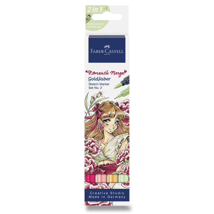 Termék főképe Popisovače Faber-Castell Goldfaber Creative Romantic Manga No. 2