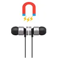 Powerton vezeték nélküli bluetooth fejhallgató W2, mágneses rögzítéssel, mikrofonnal, vezérléssel h