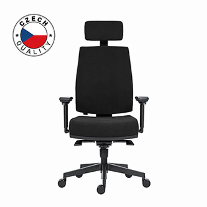 Termék főképe Powerton Kancelářské ergonomické křeslo Jana, Černé