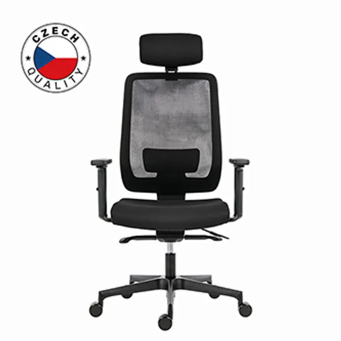 Termék főképe Powerton Kancelářské ergonomické křeslo Lucie, Černé