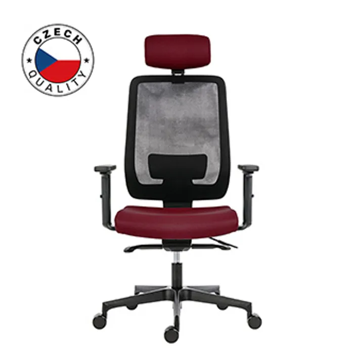 Termék főképe Powerton Kancelářské ergonomické křeslo Lucie, Červené