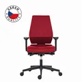Powerton Office ergonomikus szék Sima, piros