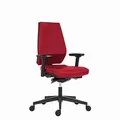 Powerton Office ergonomikus szék Sima, piros