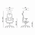Következő termékkép Powerton Office ergonomikus szék Tina, fekete