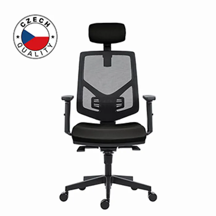 Termék főképe Powerton Kancelářské ergonomické křeslo Tina, Černé