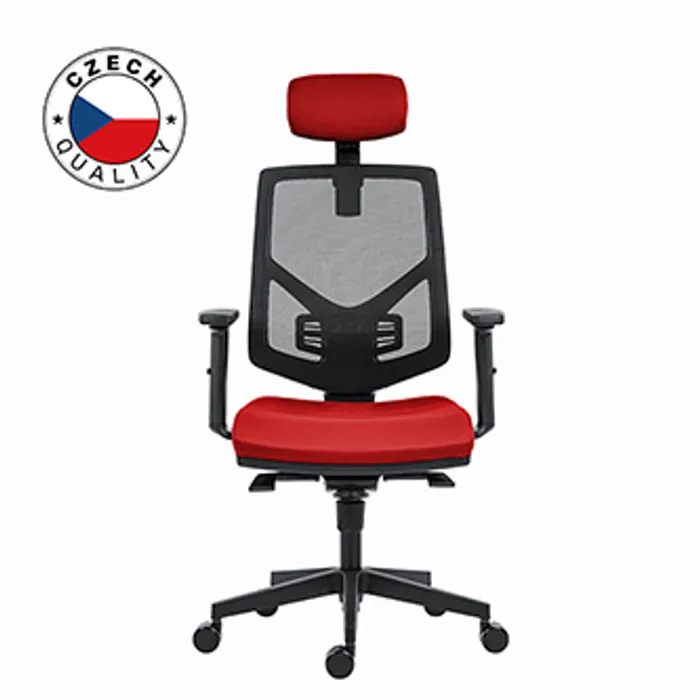 Termék főképe Powerton Kancelářské ergonomické křeslo Tina, Červené